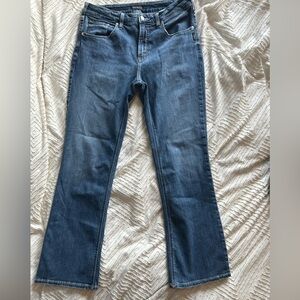 Silver Jeans Women's Flare in Deep Blue
